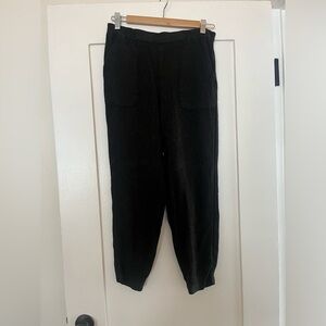 Zara Dark Grey Joggers with Relaxed Fit and Elastic Cuffs